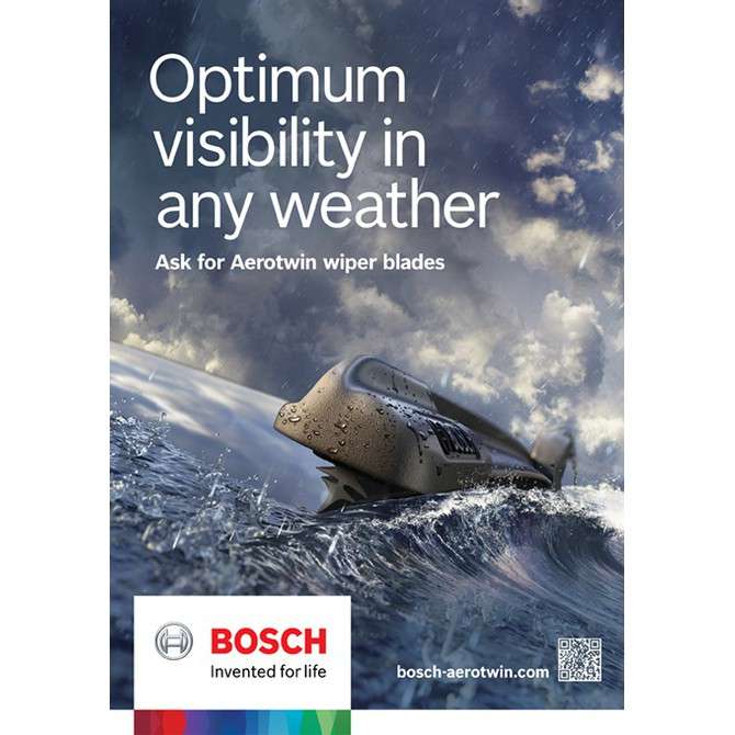 Gạt mưa BOSCH AeroTwin, size 14" - 28", phù hợp dòng xe Nhật, Hàn, đủ size, phụ tùng Bosch